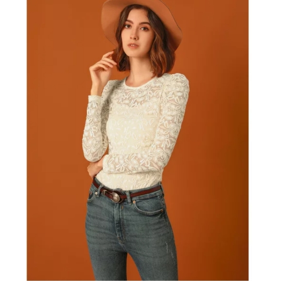 Eyeshadow Tops - 💰3/$30 Lace long sleeve